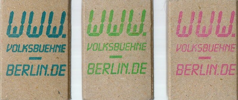 1-3 verso: Volksbühne Berlin Website